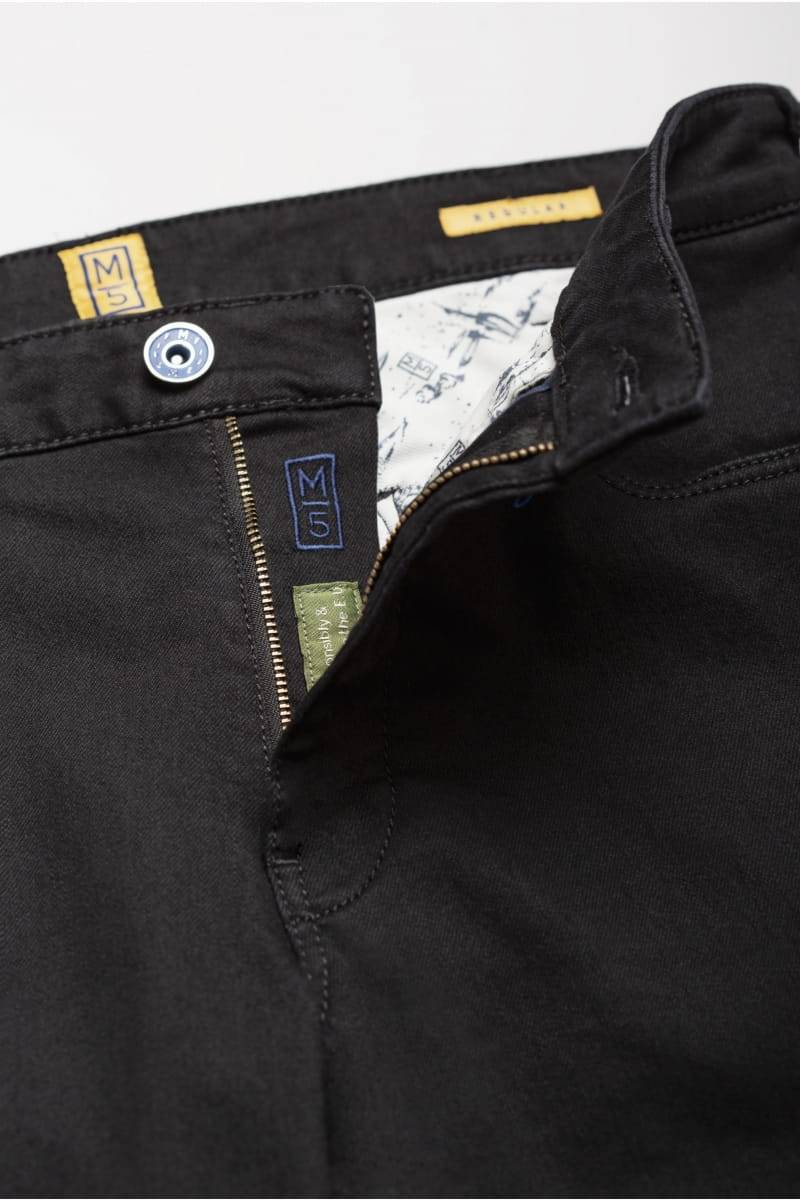 Meyer Jeans nero regular fit fair traded m5 by meyer Acquista Ora