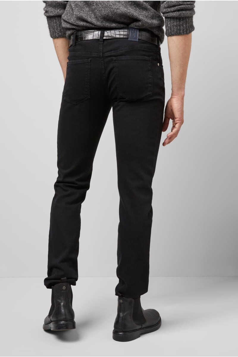 Meyer Jeans slim fit nero denim stretch bio m5 by meyer Promozione Limitata