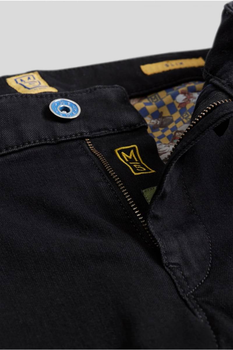 Meyer Jeans slim fit nero denim stretch bio m5 by meyer Promozione Limitata