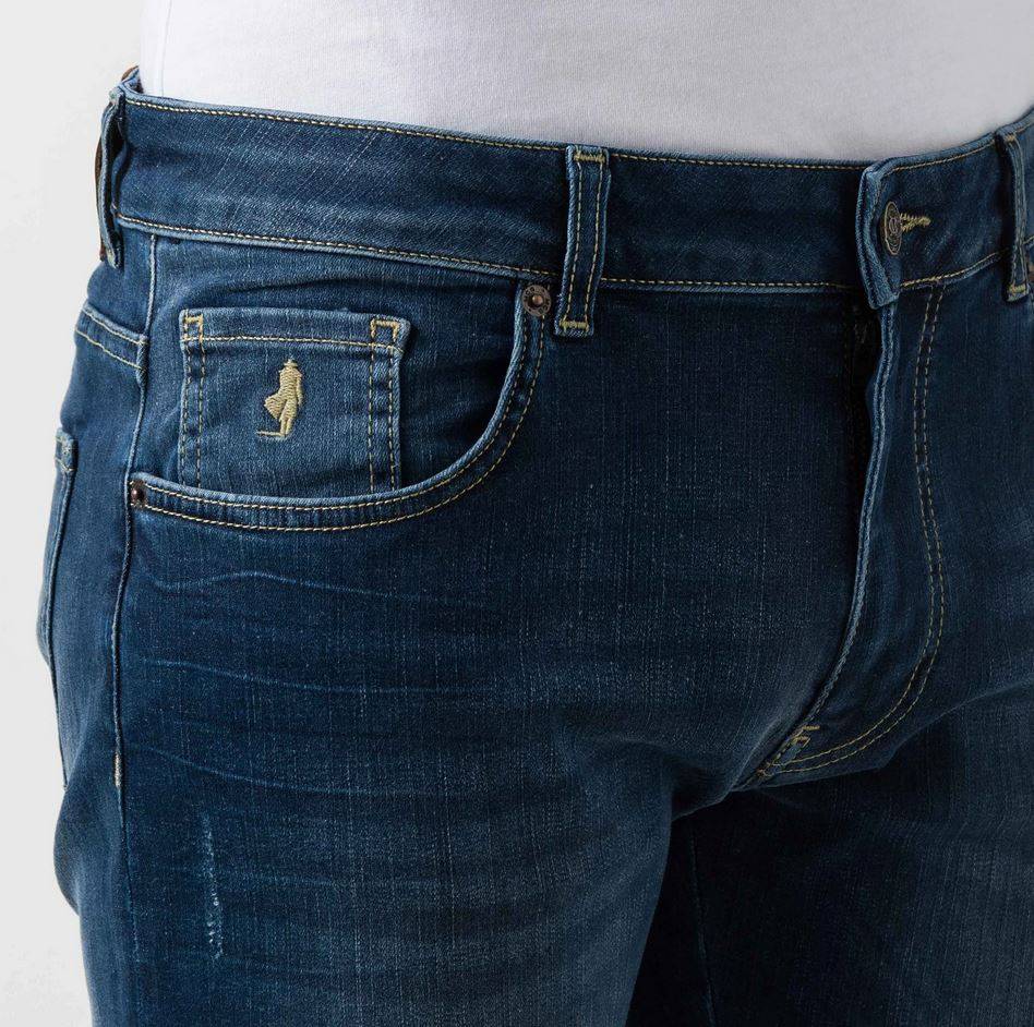 MCS Jeans mcs slim fit super stretch demim lavaggio medio Prezzo Ridotto