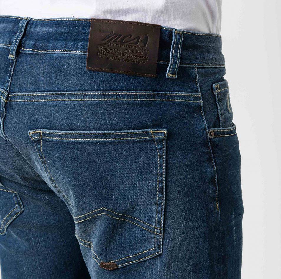 MCS Jeans mcs slim fit super stretch demim lavaggio medio Prezzo Ridotto