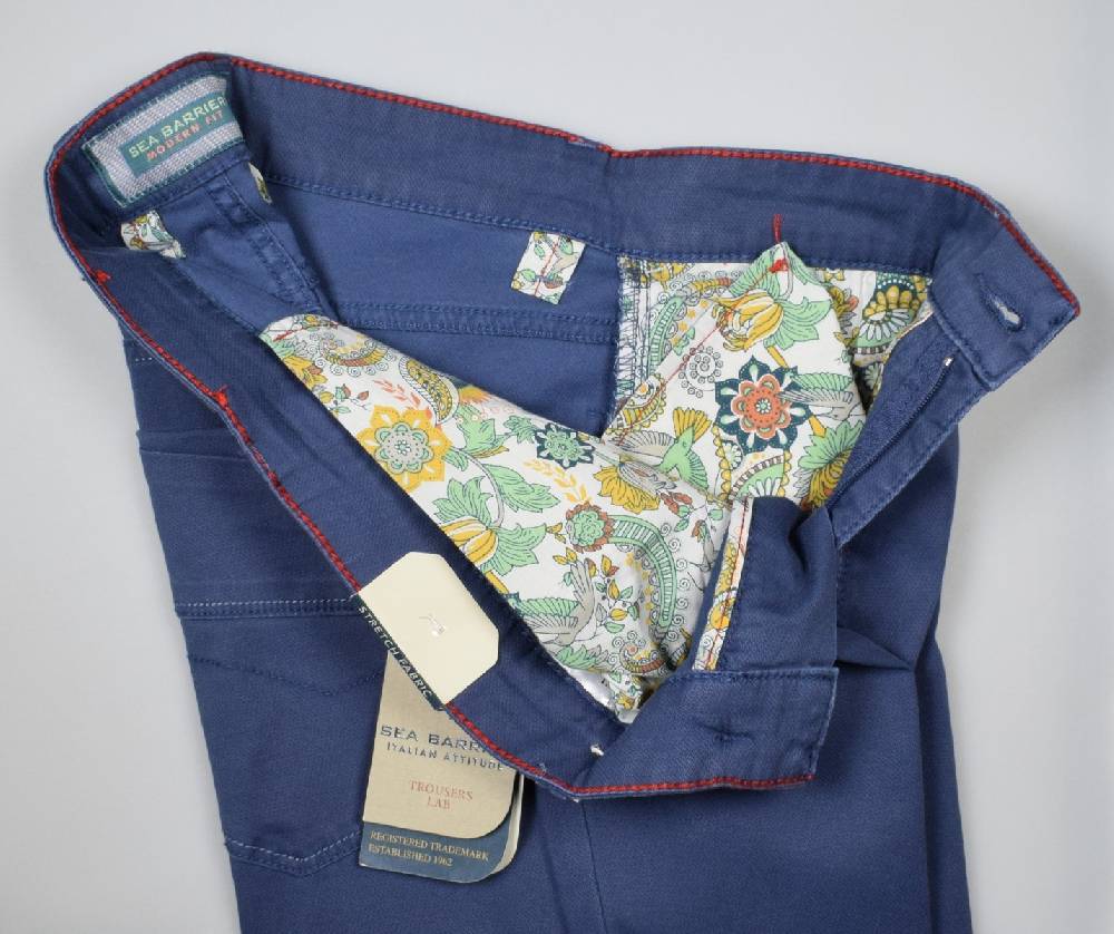 Sea Barrier Jeans cinque tasche blu in cotone stretch modern fit Convenienza