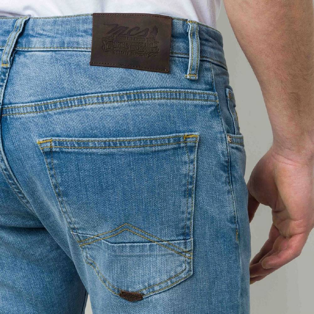 MCS Jeans mcs regular fit denim chiaro stretch Presa