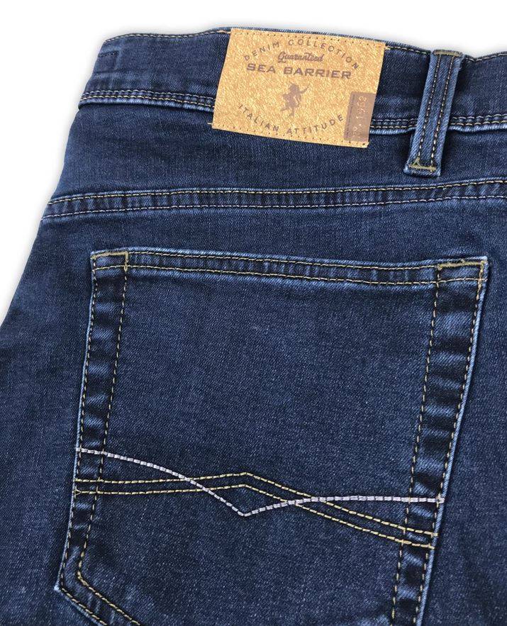 Sea Barrier Jeans blu denim stone washed sea barrier modern fit Offerta