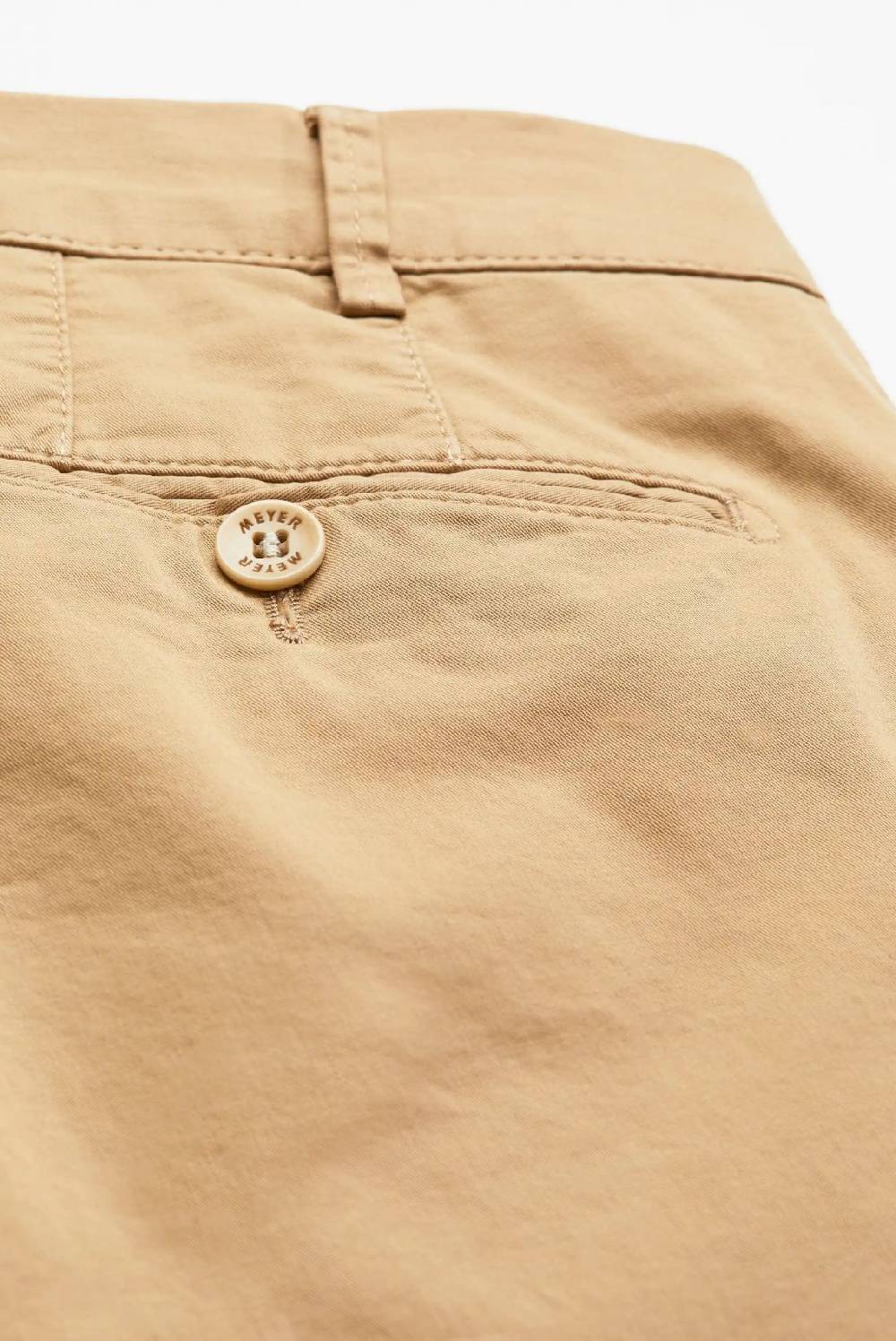 Meyer Pantalone color cammello meyer cotone bio stretch modern fit In Vendita