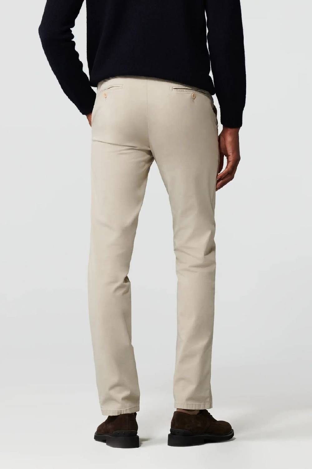 Meyer Pantalone beige meyer cotone bio stretch modern fit Saldi