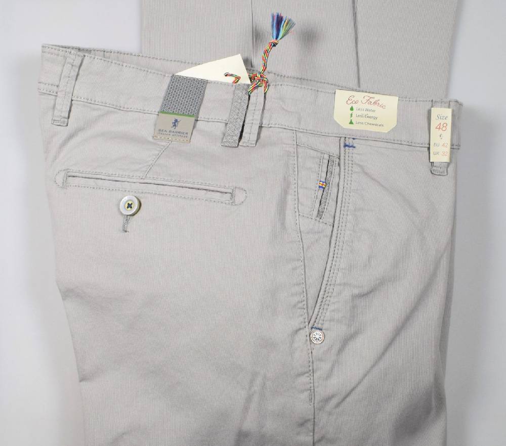 Sea Barrier Pantalone grigio chiaro modern fit sea barrier in cotone stretch Spedizione gratuita