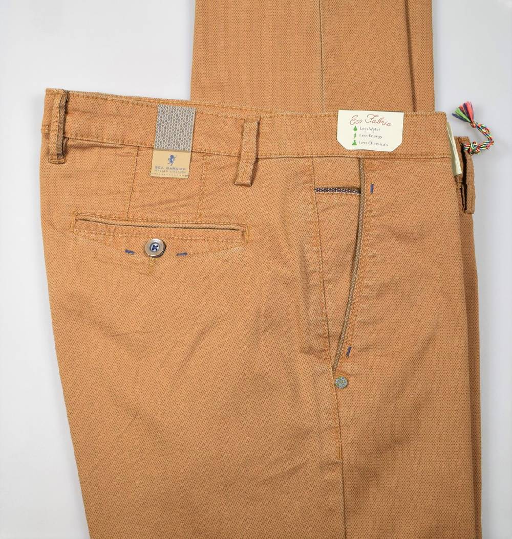 Sea Barrier Pantalone sea barrier color tabacco cotone nido d'ape stretch Offerta speciale