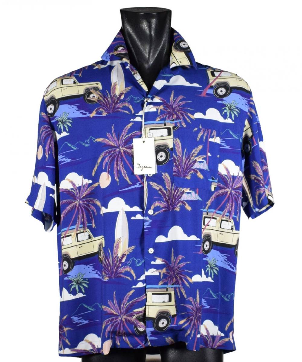 Camicia collo bowling ingram fantasia hawaiana Cyber Monday