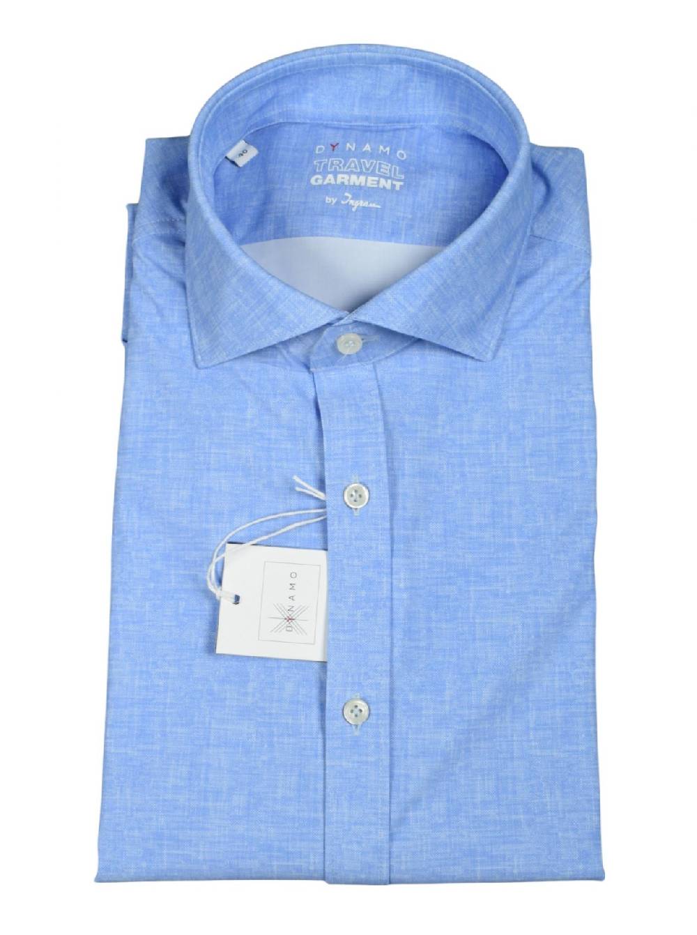 Ingram Camicia celeste ingram dynamo tessuto performante vestibilità slim fit Nuovi prodotti