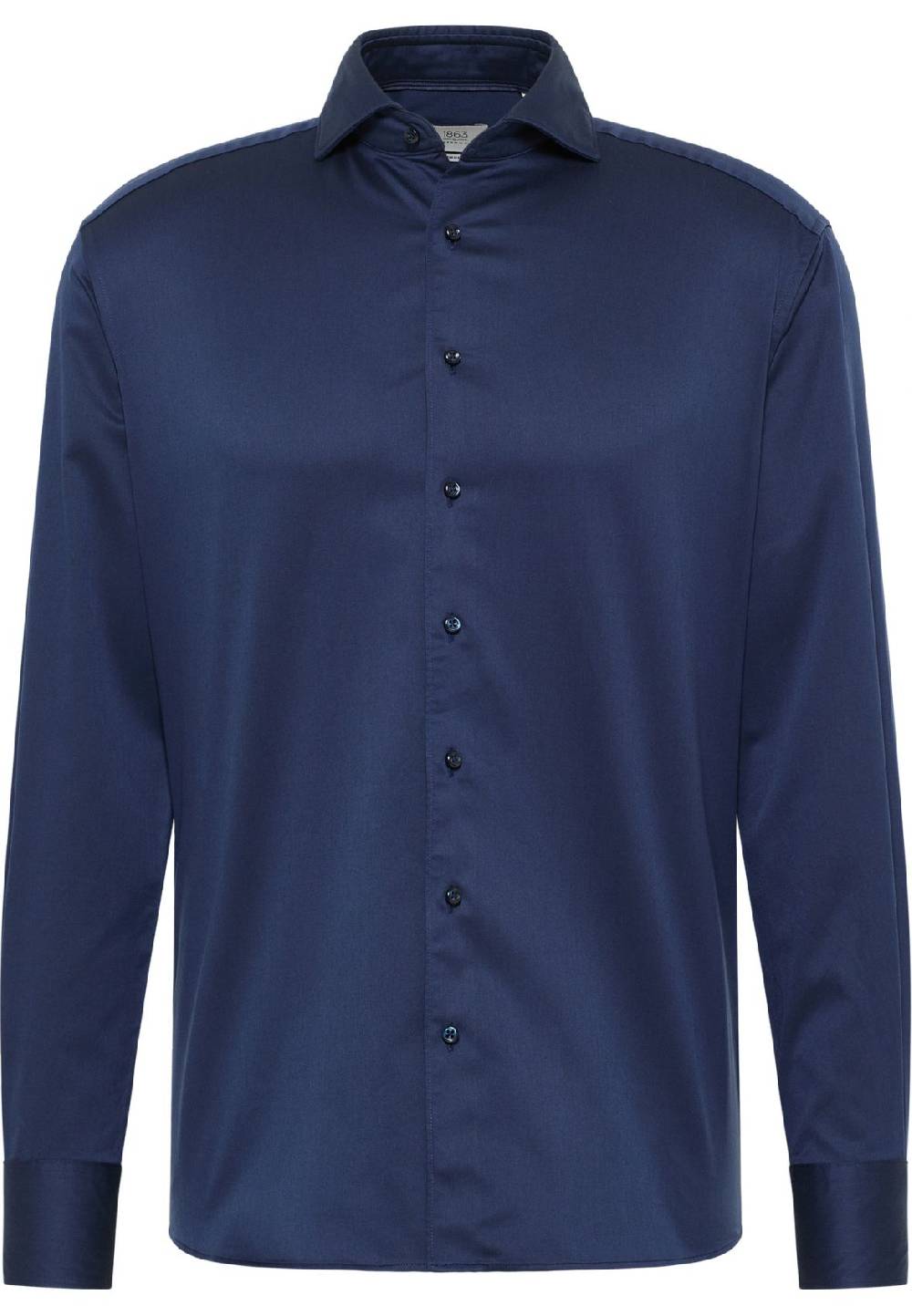 Eterna Camicia blu scuro eterna cotone twill ritorto modern fit Enormi risparmi