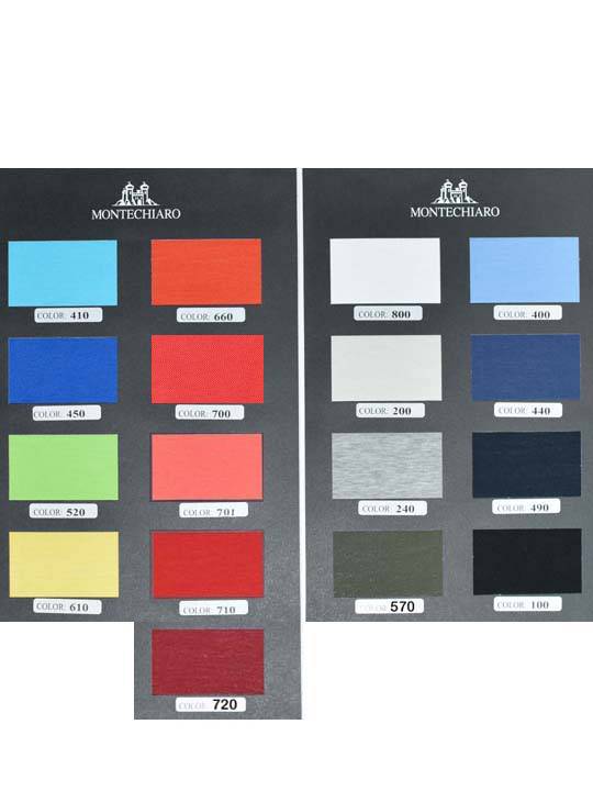 Montechiaro Polo manica corte montechiaro in filo di scozia con taschino Fino al 50% di sconto