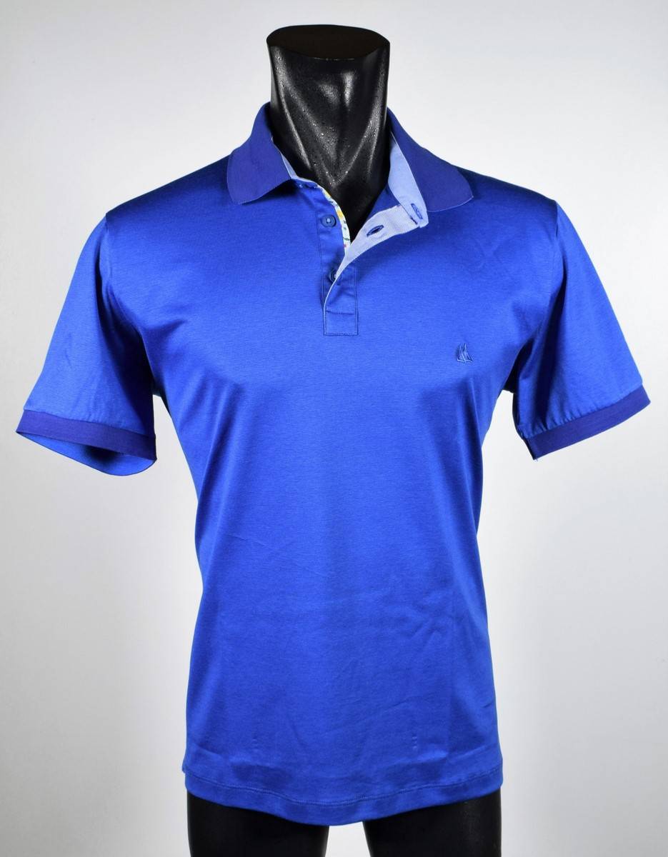 Vela Blu Polo vela blu azzurra in filo di scozia modern fit Only for today