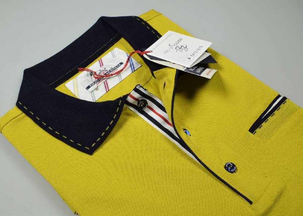 Green Coast Polo regular fit green coast in filo di scozia Black Friday Prezzi