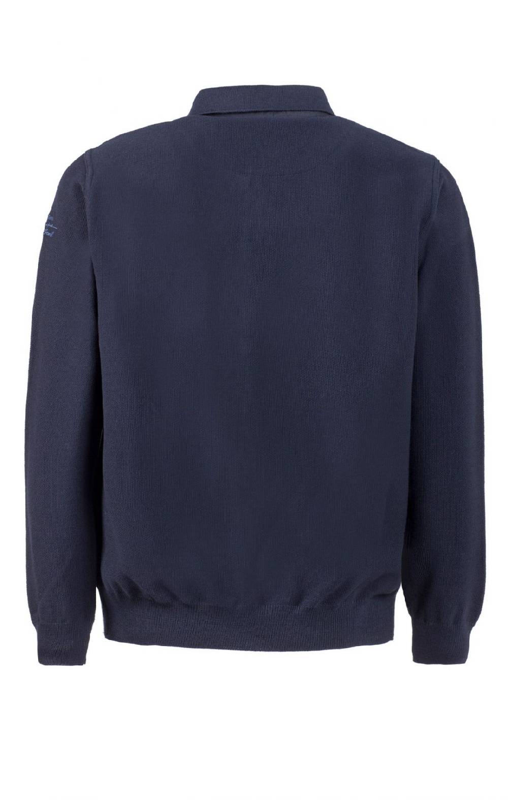 Green Coast Polo blu green coast modern fit filato nautico idrorepellente 50% di sconto per tempo limitato