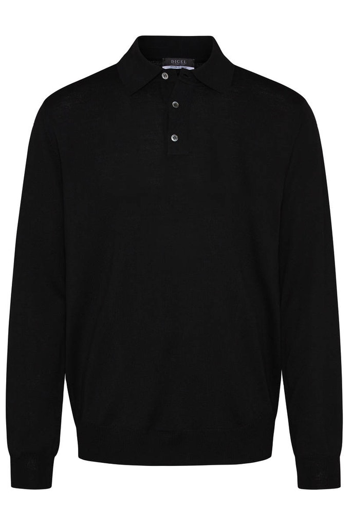 Digel Polo modern fit digel in pura lana pettinata Sconti questo mese