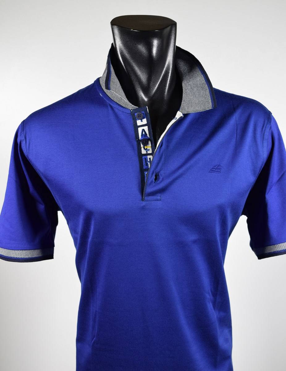 Green Coast Polo classica green coast in filo di scozia regular fit In Linea
