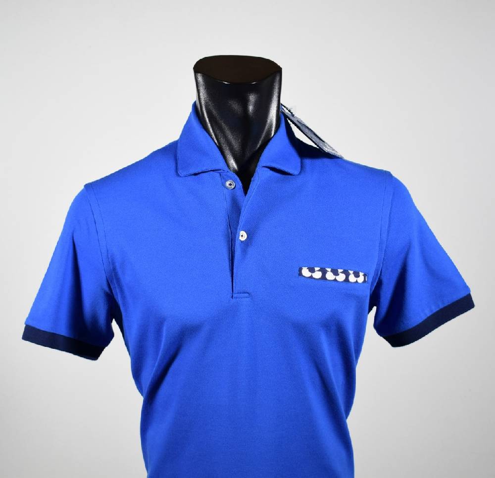 Ocean Star Polo slim fit ocean star con taschino profilo in contrasto Nuovo