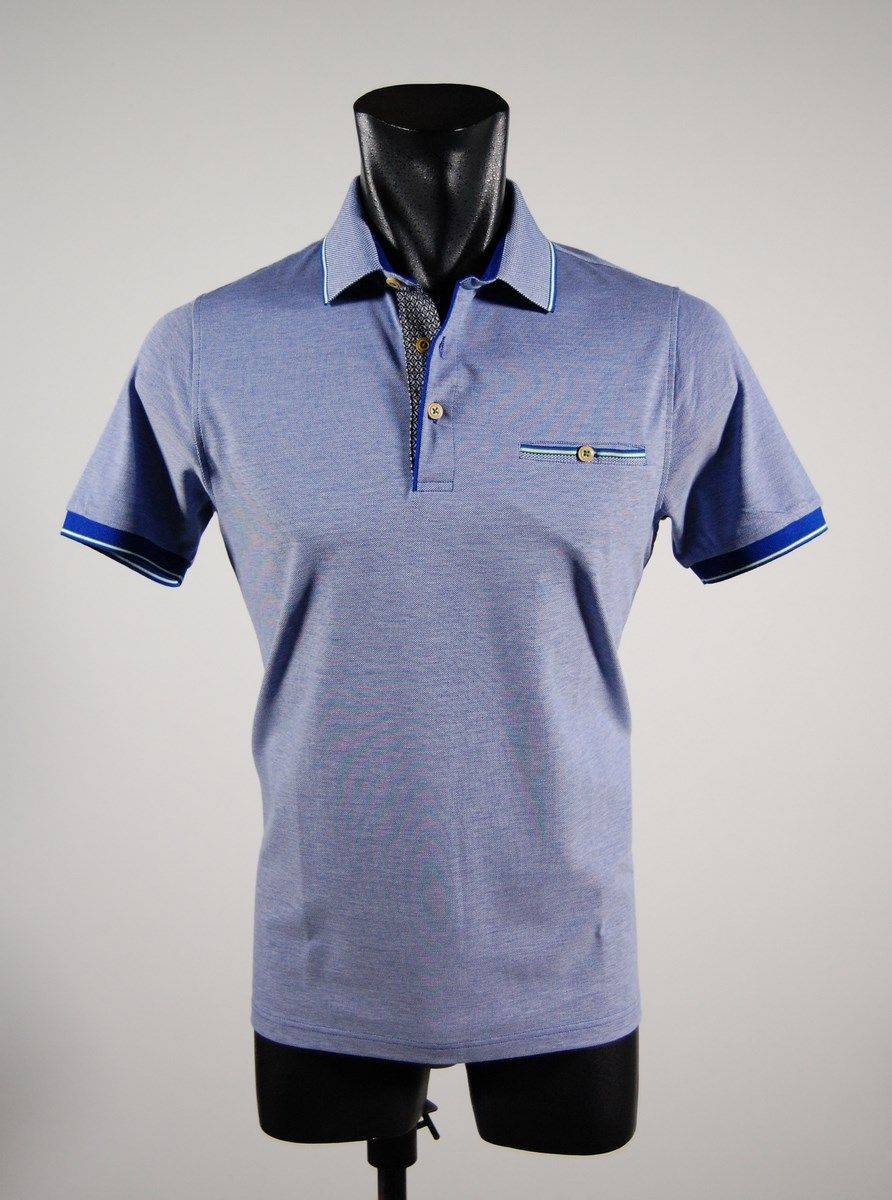 Bramante Polo in cotone bramante slim fit maniche corte in tre colori Promozione
