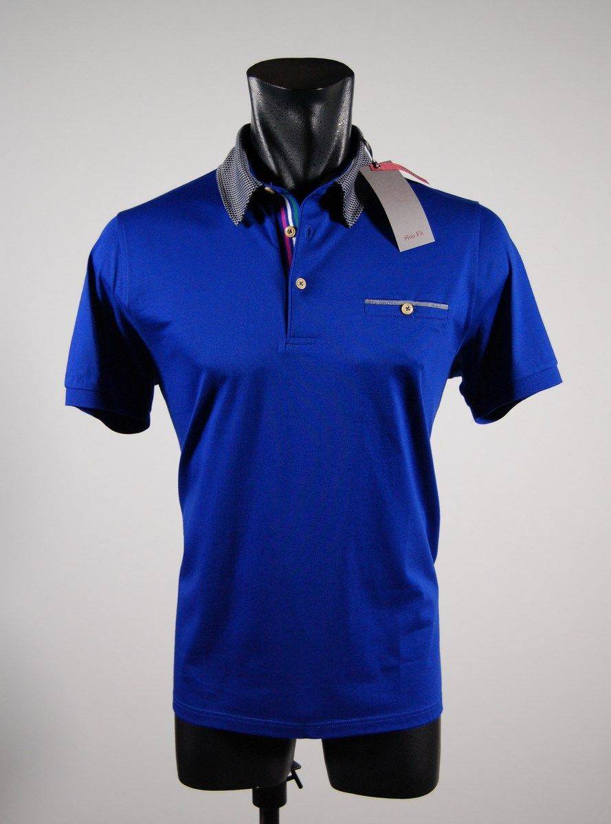 Bramante Polo maniche corte slim fit bramante con collo camicia Pezzi Unici