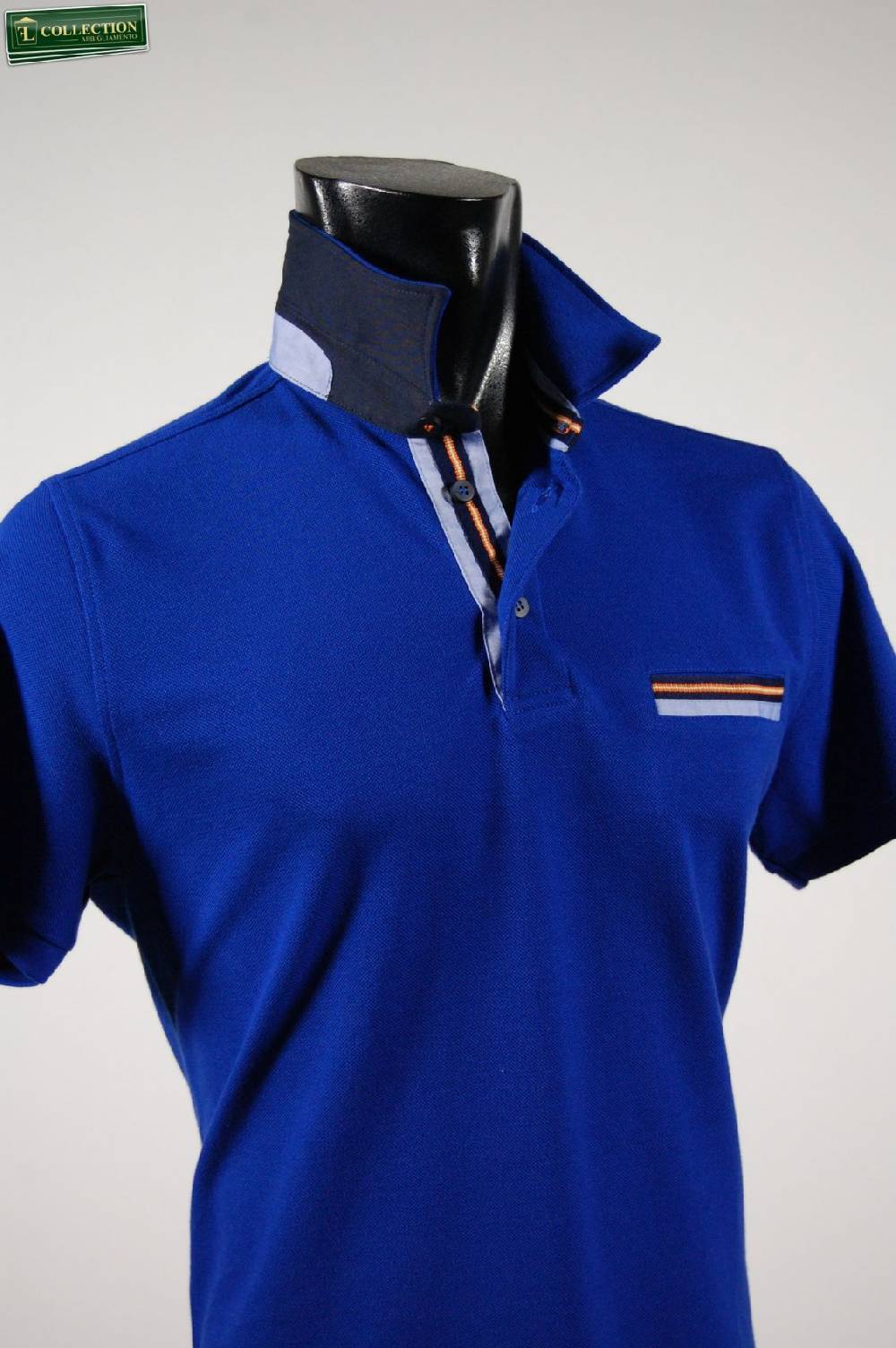 MG Polo con taschino in cotone piqué Consegna Veloce