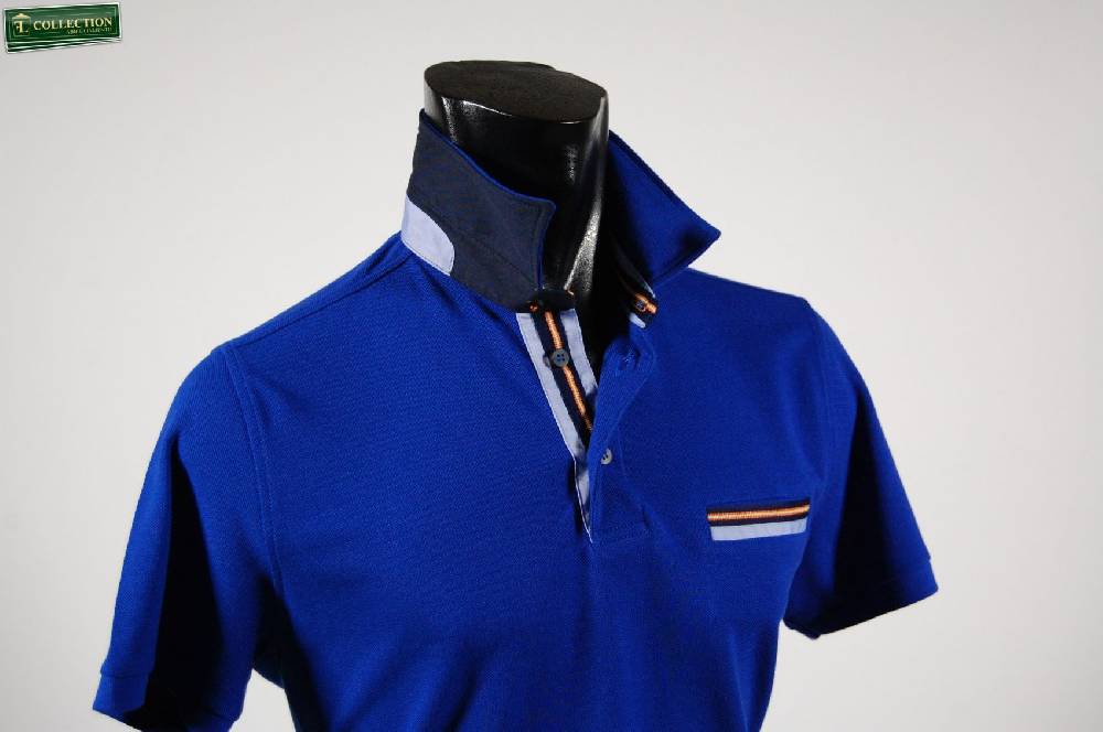 MG Polo con taschino in cotone piqué Consegna Veloce