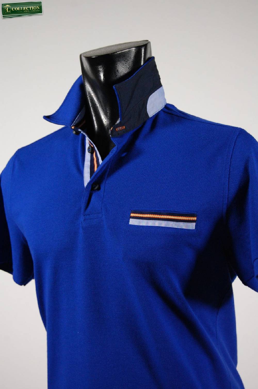 MG Polo con taschino in cotone piqué Consegna Veloce