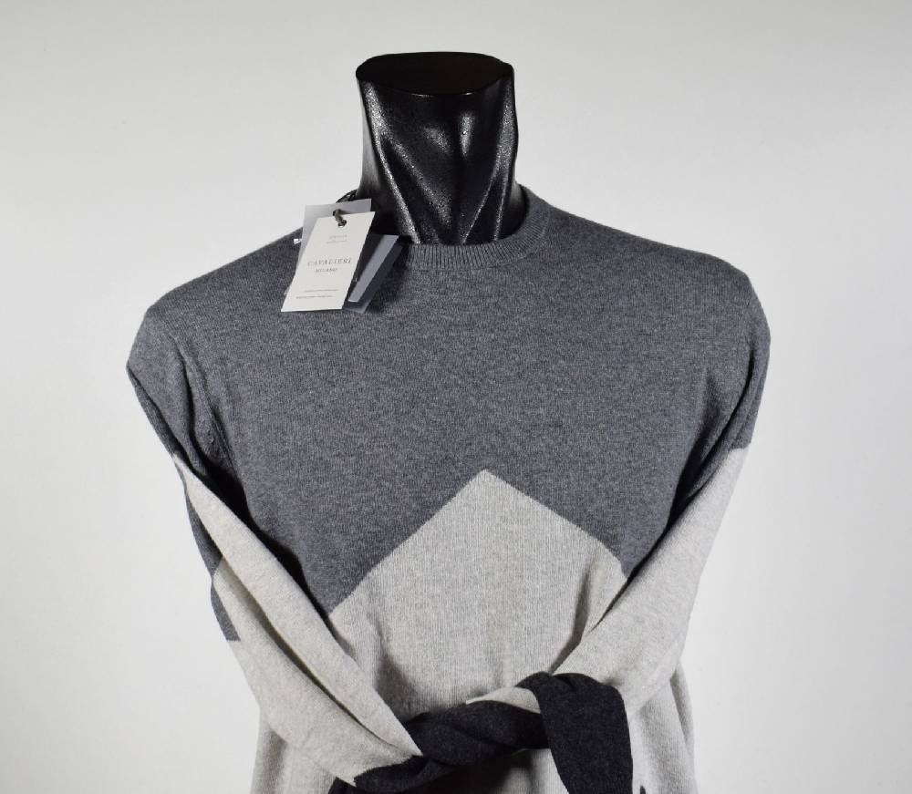 Cavalieri Milano Girocollo cavaileri milano in lana merinos e cashmere Promozione Limitata