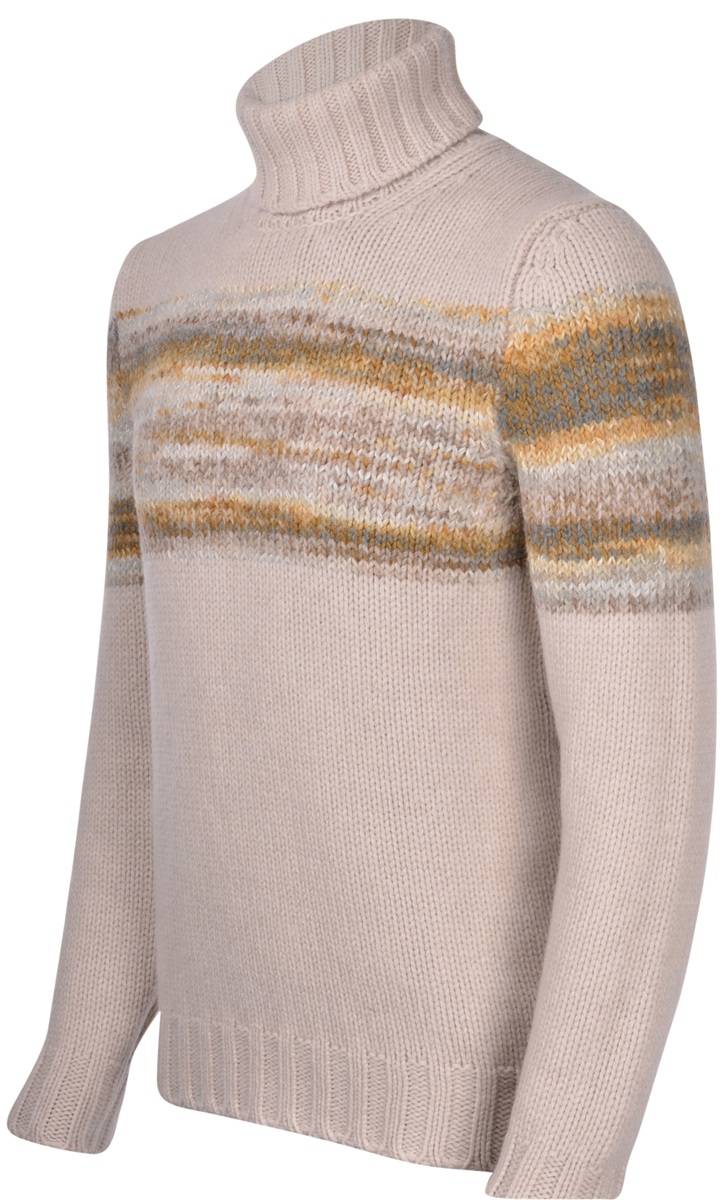 Gran Sasso Dolcevita gran sasso beige in lana e alpaca Outlet