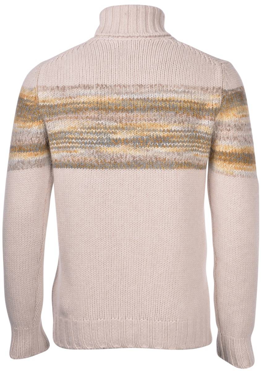 Gran Sasso Dolcevita gran sasso beige in lana e alpaca Outlet