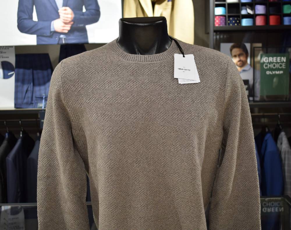 Gran Sasso Maglione girocollo gran sasso beige lana merinos extrafine Flash Sale