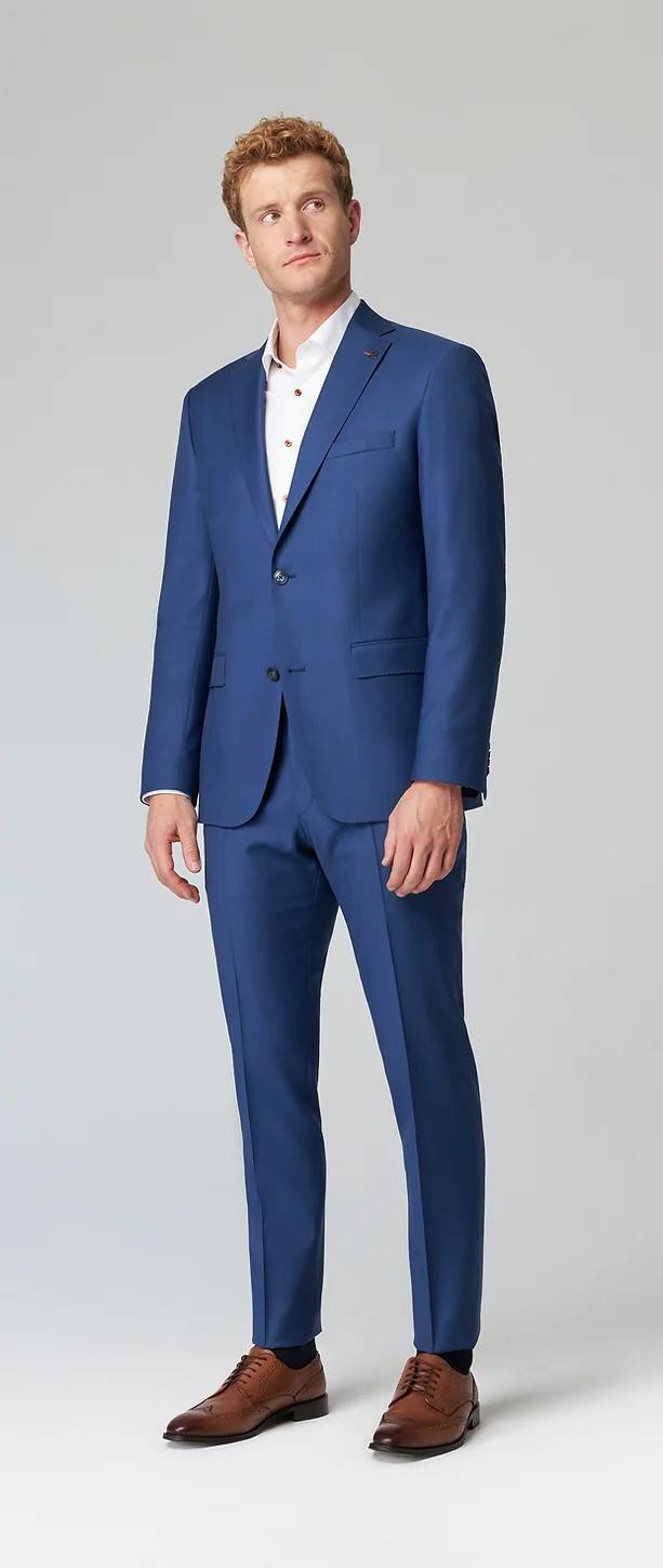 Roy Robson Abito blu marine roy robson lana naturale stretch drop quattro comfort fit Offerta per la Festa della Mamma
