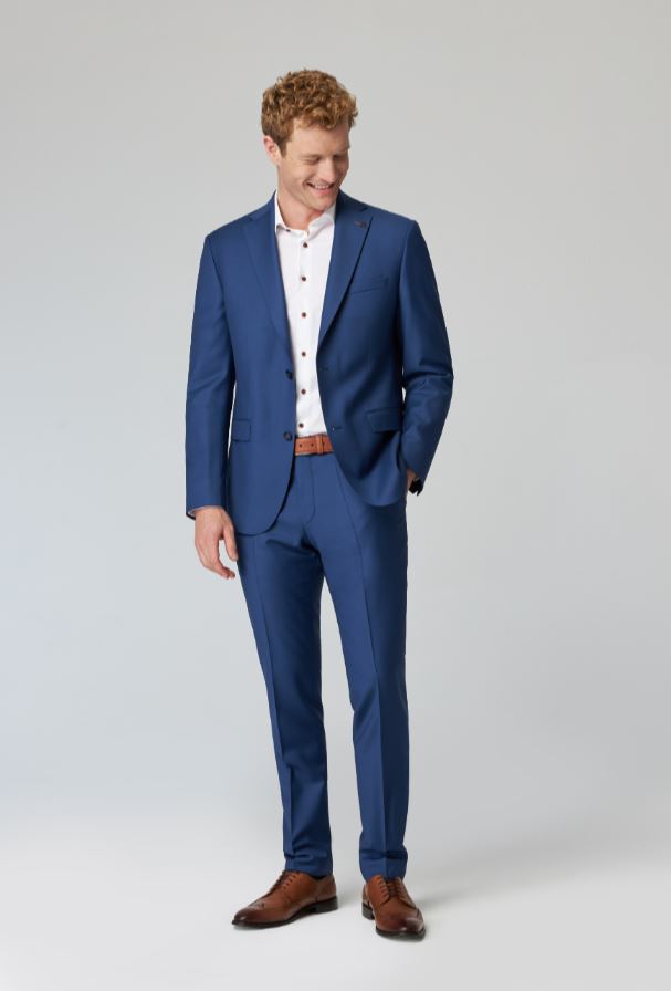 Roy Robson Abito blu marine roy robson lana stretch drop sei regular fit Offerta Giorno del Papà