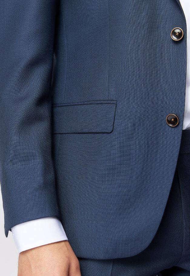 Roy Robson Abito blu roy robson in lana reda super 130's drop sei regular fit Vendita calda