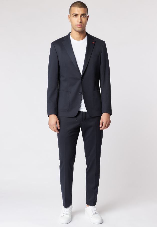 Roy Robson Abito blu roy robson slim fit in jersey stretch