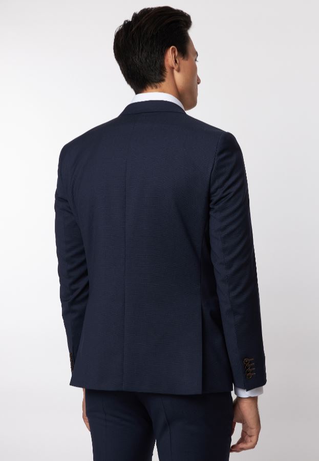 Roy Robson Abito blu roy robson slim fit in lana merlane operata Latest fashion