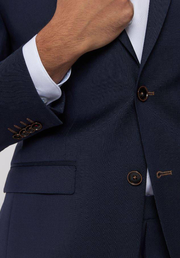 Roy Robson Abito blu roy robson slim fit in lana merlane operata Latest fashion