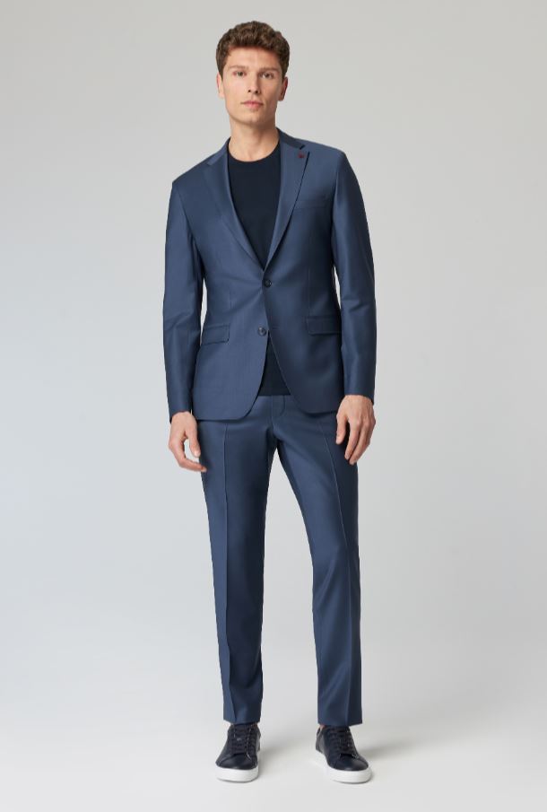Roy Robson Abito blu navy roy robson slim fit lana bi-stretch