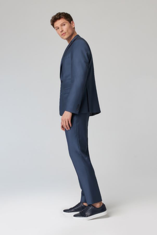 Roy Robson Abito blu navy roy robson slim fit lana bi-stretch Offerta temporanea