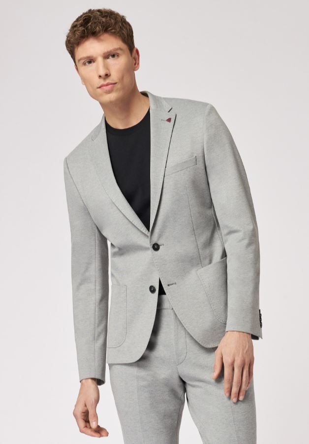 Roy Robson Abito grigio chiaro roy robson in jersey stretch Nuovi prodotti