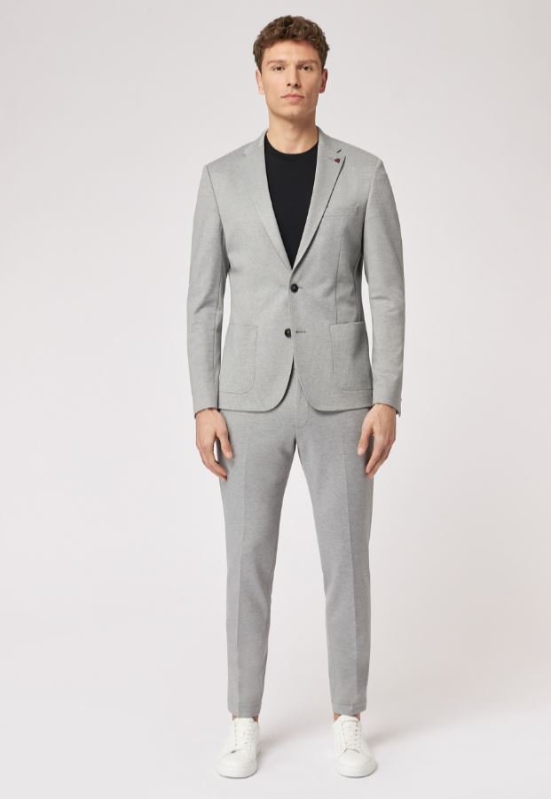 Roy Robson Abito grigio chiaro roy robson in jersey stretch Nuovi prodotti