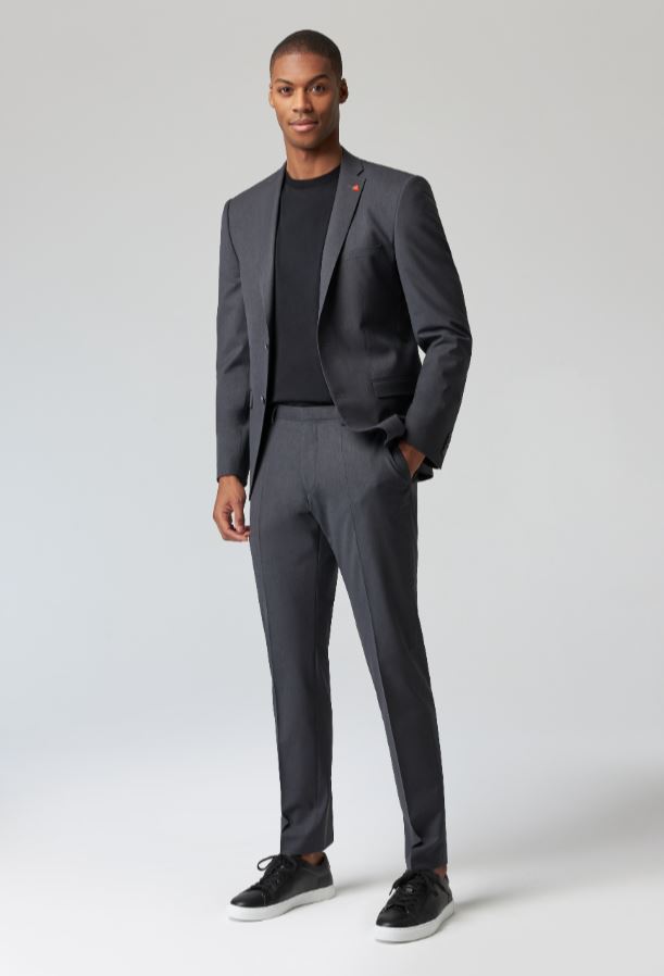 Roy Robson Abito grigio scuro roy robson extra slim fit in lana bi-stretch