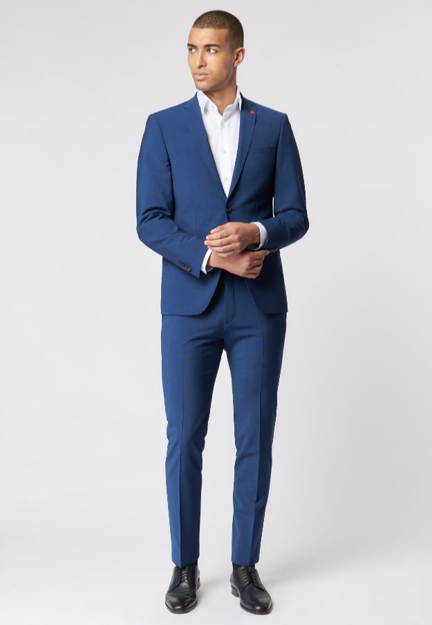 Roy Robson Abito con panciotto blu navy roy robson extra slim fit in lana bi-stretch Offerte giornaliere