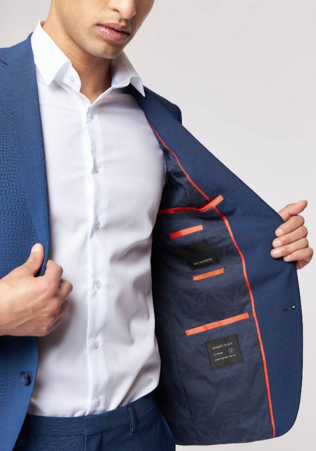 Roy Robson Abito con panciotto blu navy roy robson extra slim fit in lana bi-stretch Offerte giornaliere