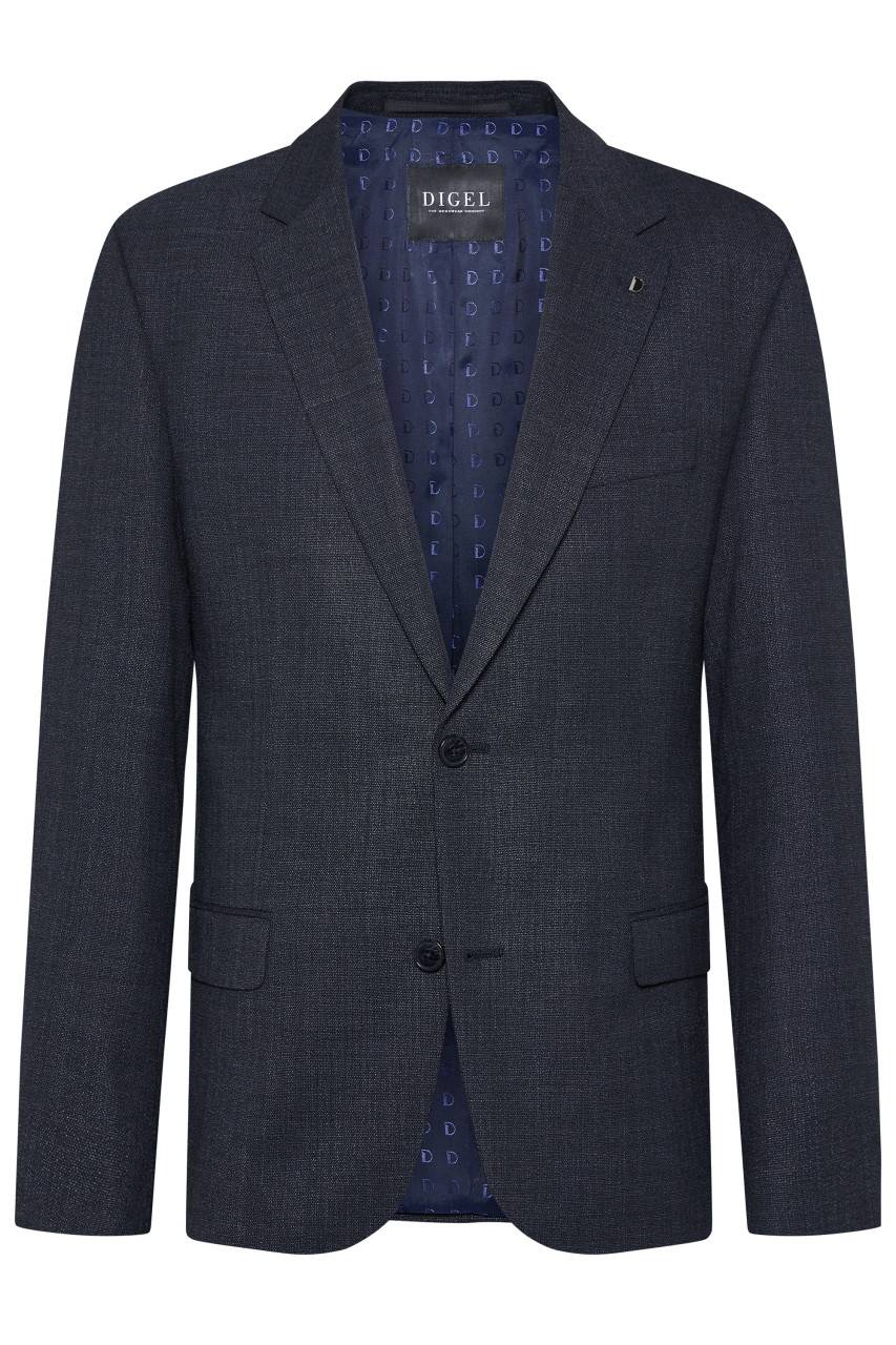 Digel Abito blu digel drop quattro corto lana stretch comfort