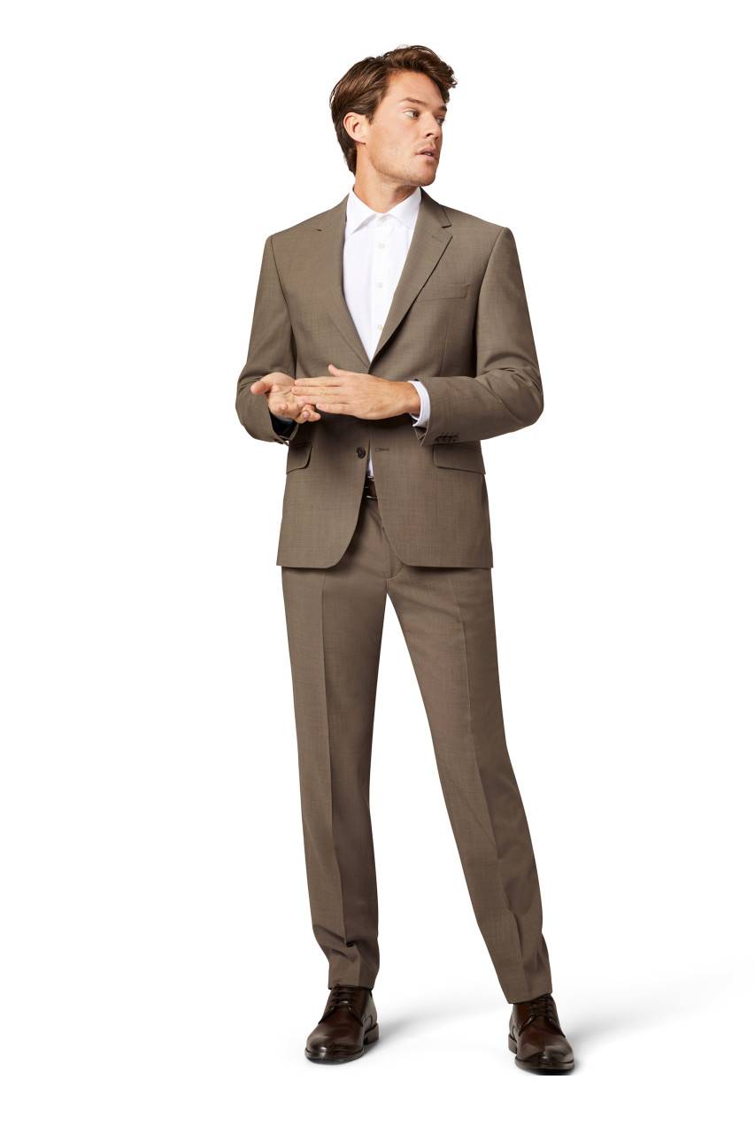Digel Abito marrone digel lana stretch drop quattro comfort fit Ultimi tre giorni