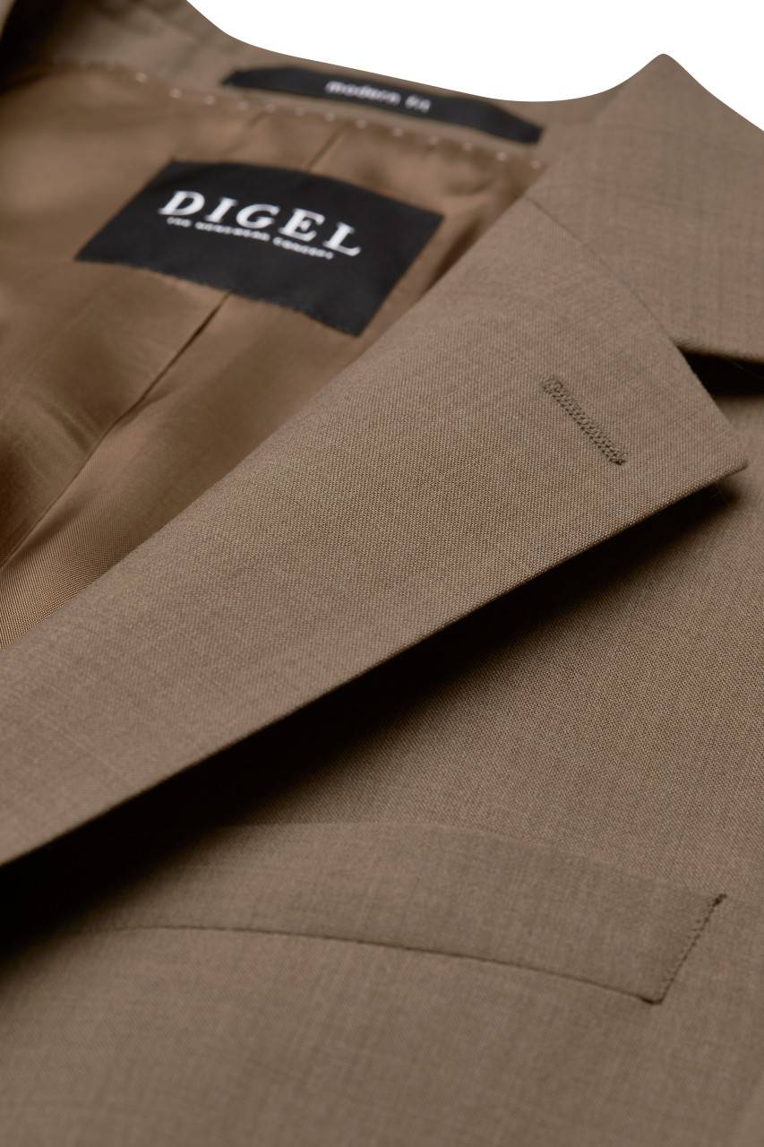 Digel Abito marrone digel lana stretch drop quattro comfort fit Ultimi tre giorni
