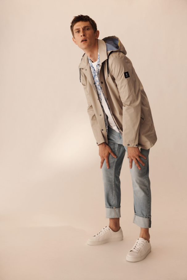 Digel Trench beige digel sfoderato con cappuccio staccabile Latest stili