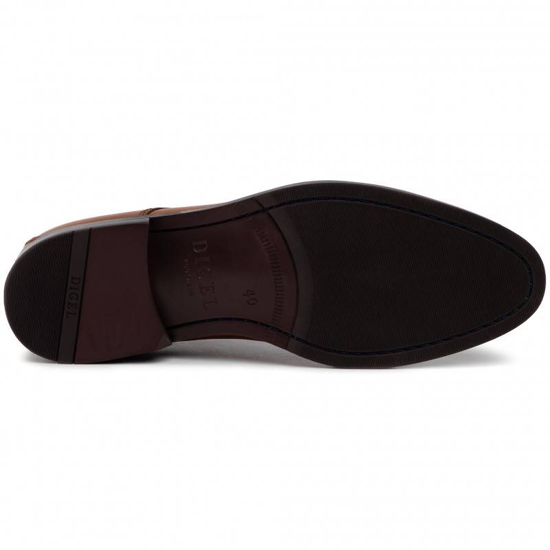 Digel Scarpa modello derby digel color cognac in vera pelle In vendita