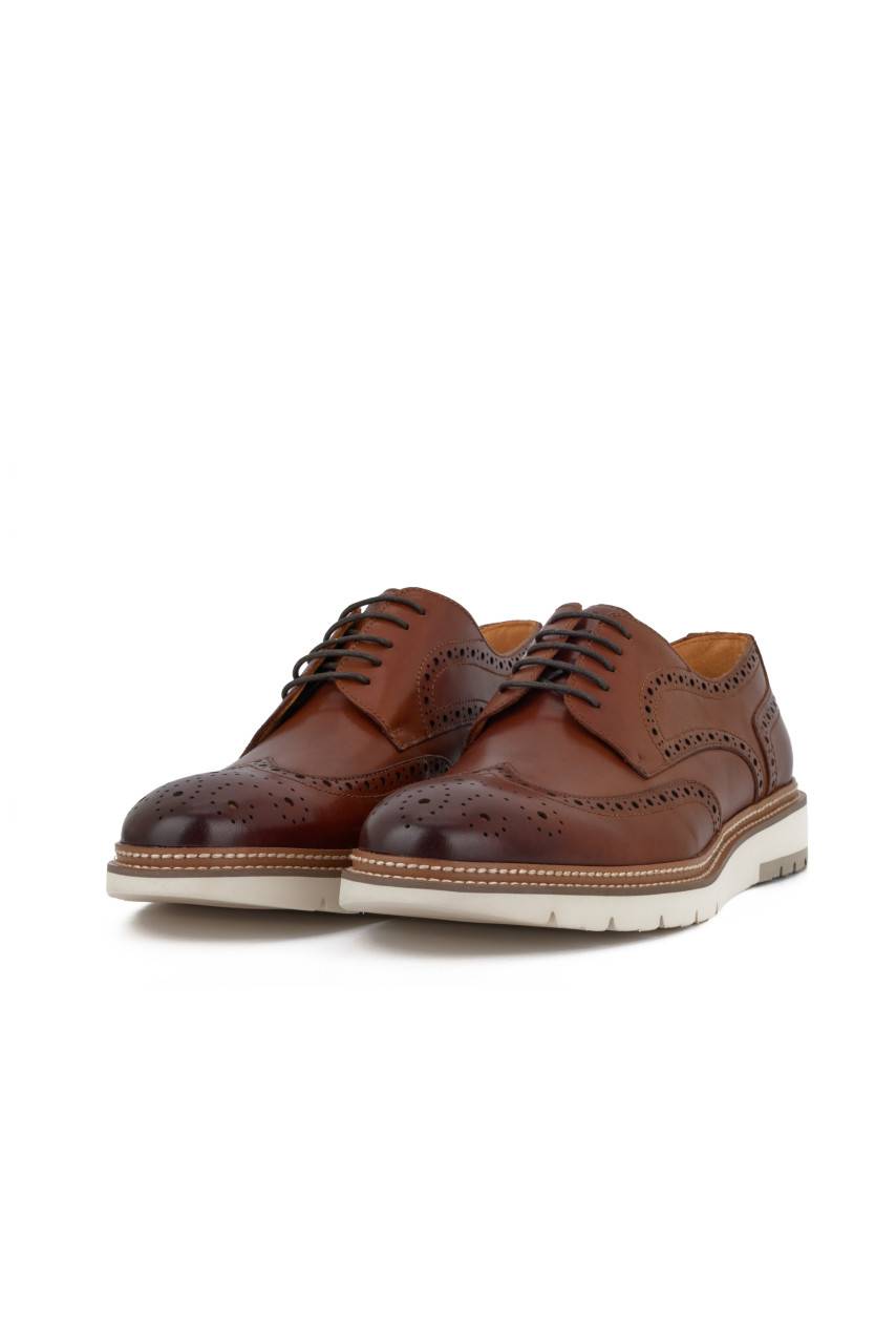 Digel Scarpa francesina all'inglese digel marrone fondo gomma Sconti questo mese